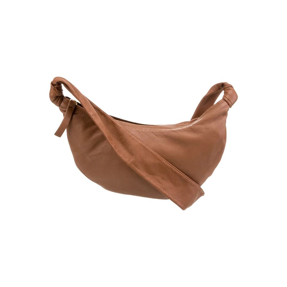 Cleobella Tan Leather Crescent Shoulder Bag